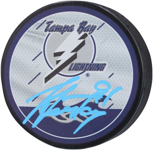 Stamkos Signature Reverse Retro Hockey Puck