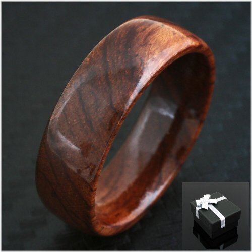 Island Breeze Koa Wood Wedding Band