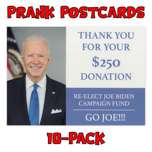 Biden Donation Prank Pack