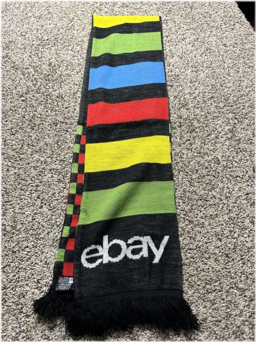 eBay Exclusive Logo Fringed Scarf - Limited Edition 2023