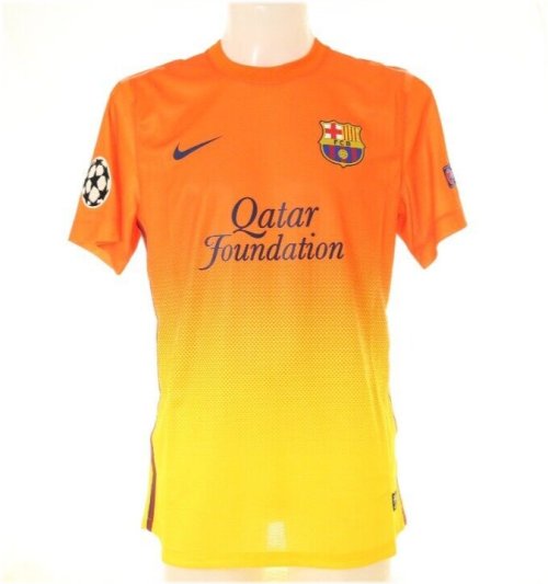 2013 Lionel Messi Barcelona Champions League Match Worn Soccer Shirt