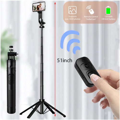 SnapStand 51" Wireless Remote Tripod