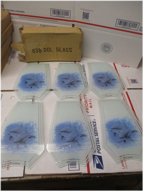 Dolphin Glass Panel Set