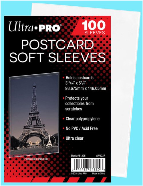 Postcard Protectors by Ultra Pro