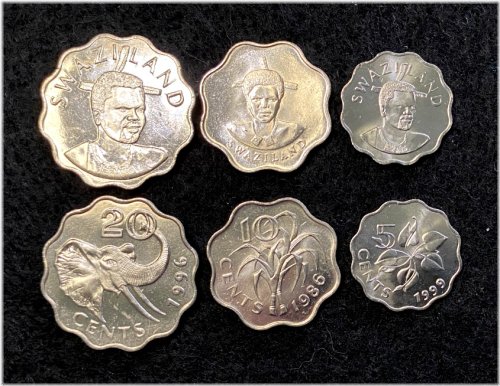 Swaziland Tri-Coin Assortment
