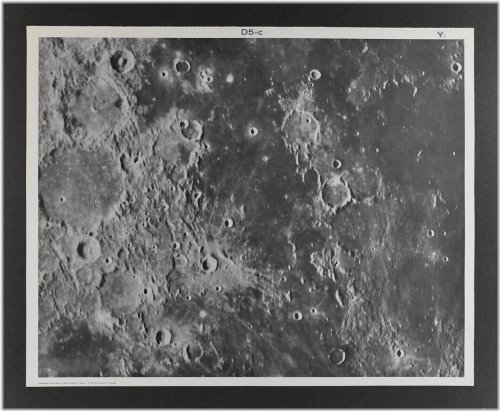 Yerks Observatory Lunar Map Print