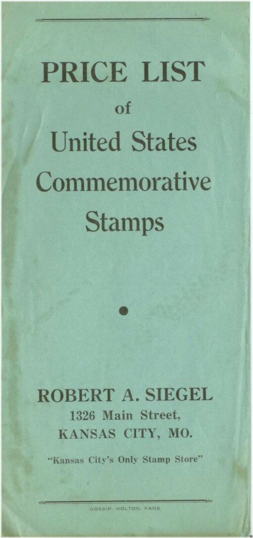 Vintage Stamp Price Catalog