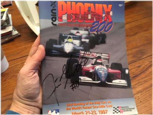 Phoenix 200 Racing Program Autographed by Jim Guthrie (1997)