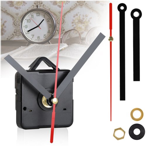 Timekeeper's Repair Kit - Quartz Movement Mechanism with DIY Hands and Replacement Parts