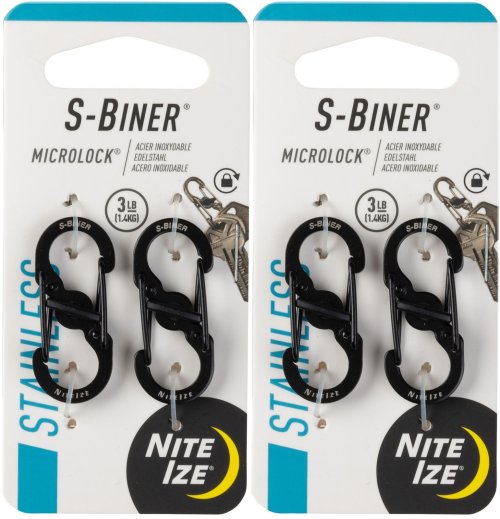 Midnight Steel Carabiner Set