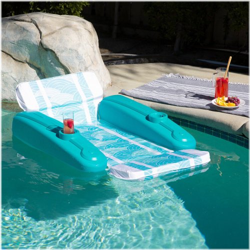 Aqua Lounge Float with Cupholder