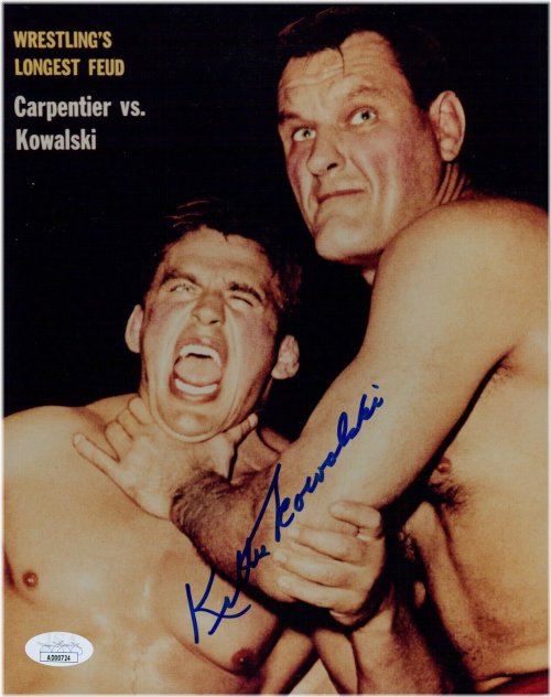 Kowalski's Legacy 8x10 Glossy Wrestling Photo with JSA Authentication