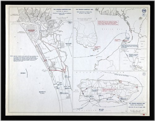 West Point Spanish American War Maps