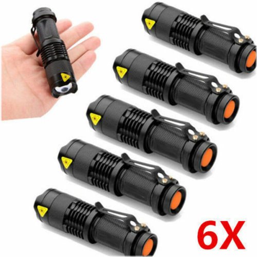 Trailblaze 6-Pack LED Zoom Flashlights