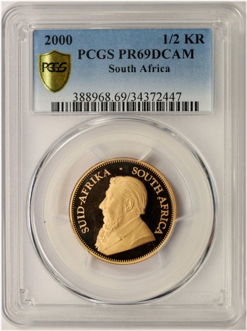 Golden Krugerrand Proof 1/2 - PCGS PR69DCAM