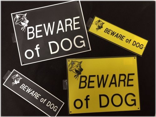 Canine Alert Plaques