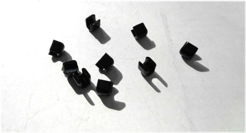 Black Top Zipper Stops