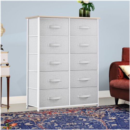 Harmony Storage Tower: Fabric Drawers & Chests for Bedroom Organization