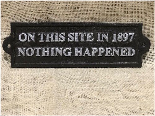 Vintage Heritage Plaque
