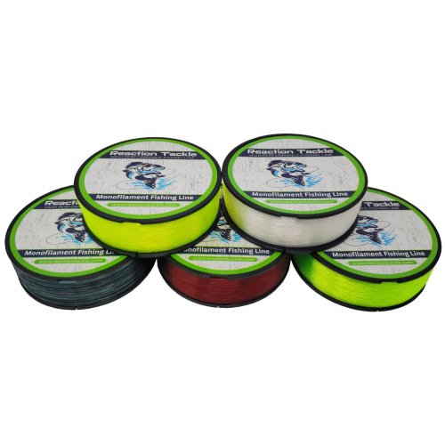 Colorful Cast Monofilament: Durable Nylon Fishing Line in a Range of Sizes