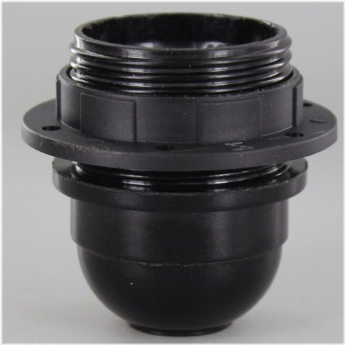 Midnight Threaded Lamp Socket Ring
