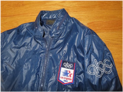 Retro Olympic Windbreaker Jacket