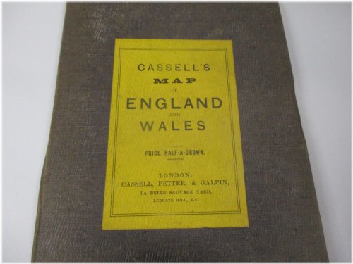 Cassell's Vintage England & Wales Map