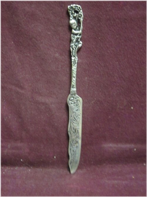 Vintage Silver Dessert Knife