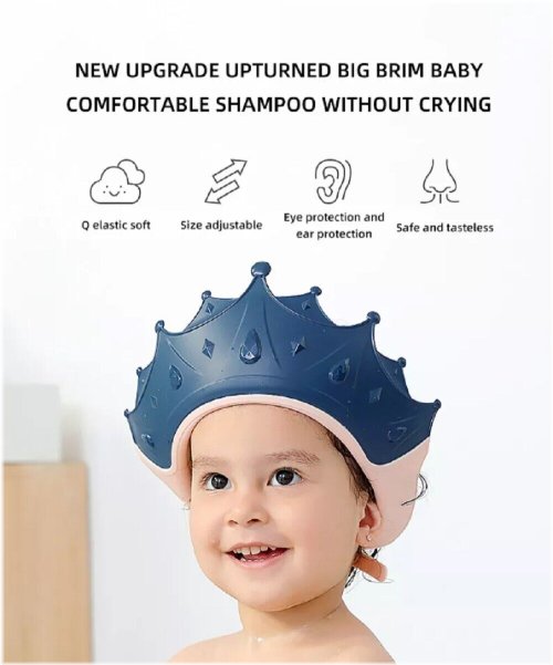 Little Shield - Adjustable Hair Visor for Kids' Bath Time