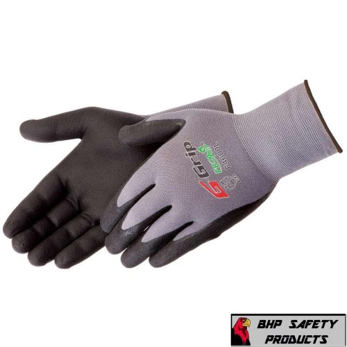 Liberty Grip-Tech Work Gloves - Foam Nitrile Micro Foam-Palm Coated