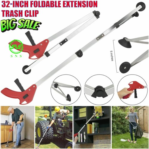 EasyReach Handheld Trash Picker with Heavy-Duty Grip - 32 Inches