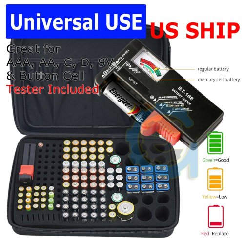 PowerVault Battery Organizer and Tester