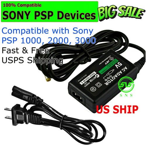 PowerUp Wall Charger for PSP Slim & Lite