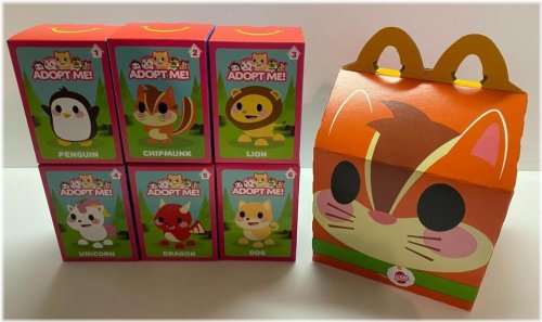 Adopt Me Happy Meal Toys