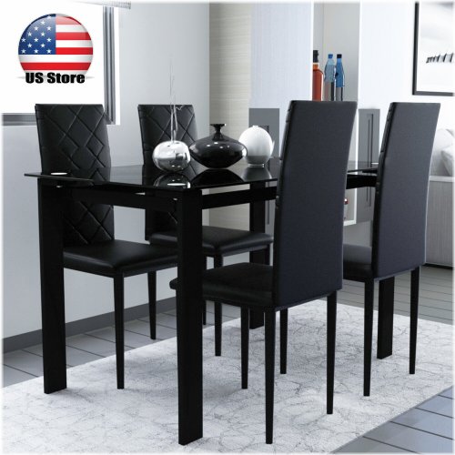 Black Elegance Dining Set