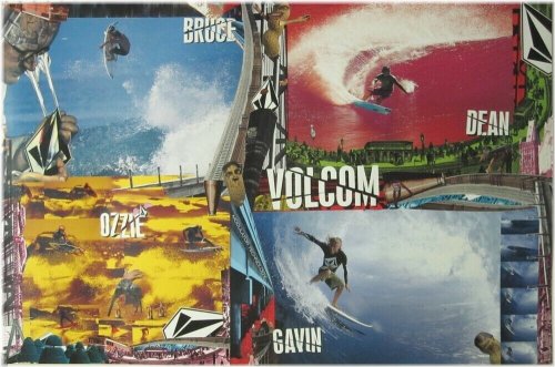 Flawless Bruce Irons Surf Poster - Vintage VOLCOM 2005