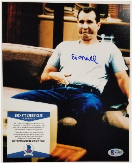 Married With Children 8x10 Photo #3 Signed by Ed O'Neill with Beckett COA