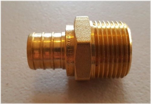 Brass Threaded PEX Adapter Set (Lead-Free)