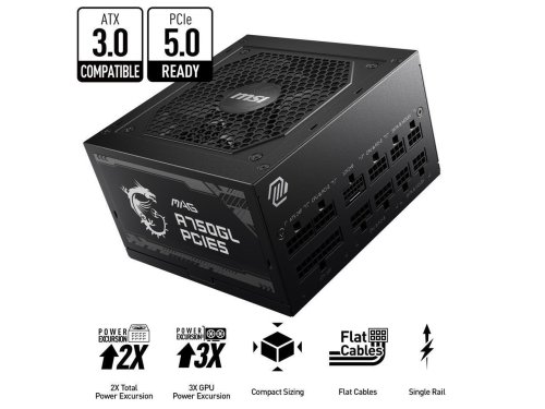 MAG A750GL Gold Modular Power Supply