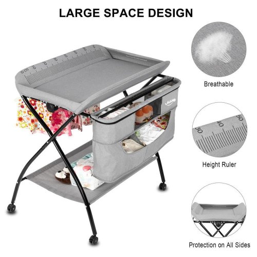 Foldable Infant Diaper Station