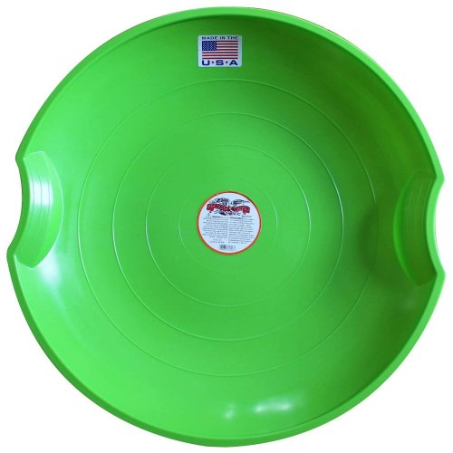 Arctic Glide Snow Saucer - Green, 26 Inch Diameter