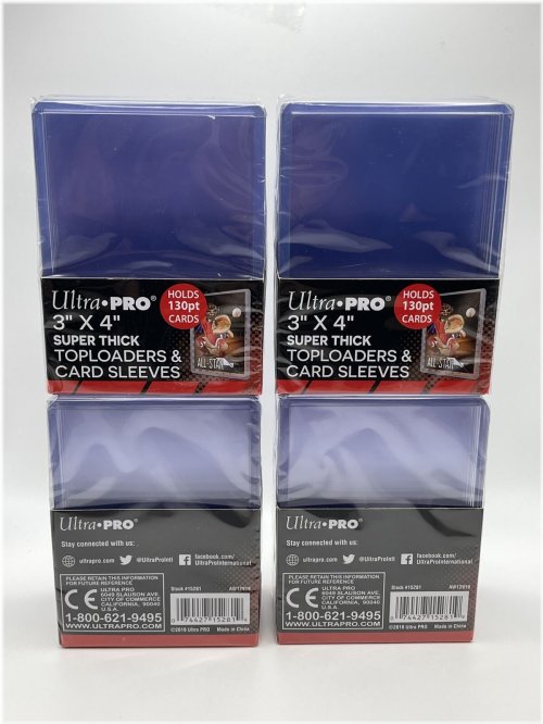 Ultra Pro Super Thick Toploaders with Sleeves