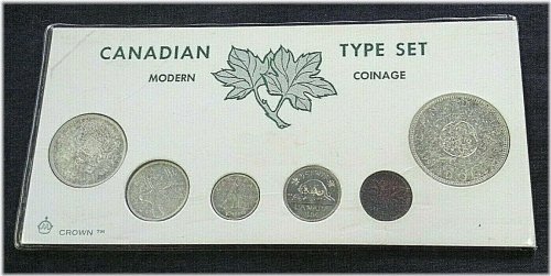 1964 Canadian Coin Type Set - BU Quality