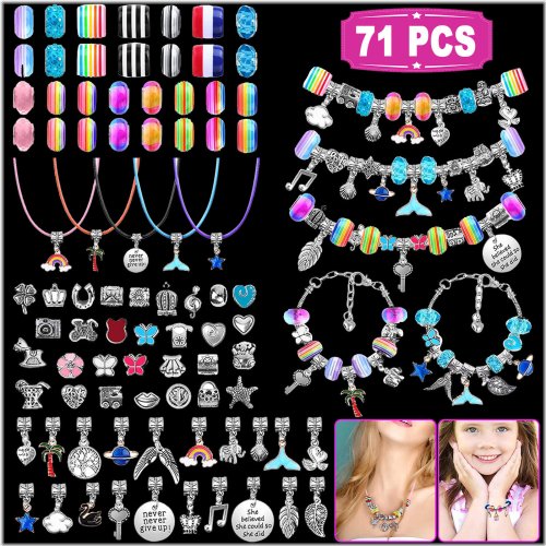 Artisan's Treasure: Complete Jewelry Making Set with 71 Beading and Repair Tools