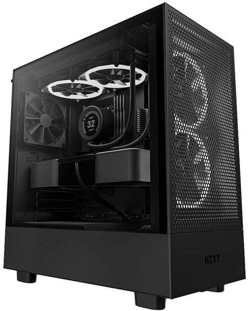 Flow Black Mid-Tower Case by NZXT