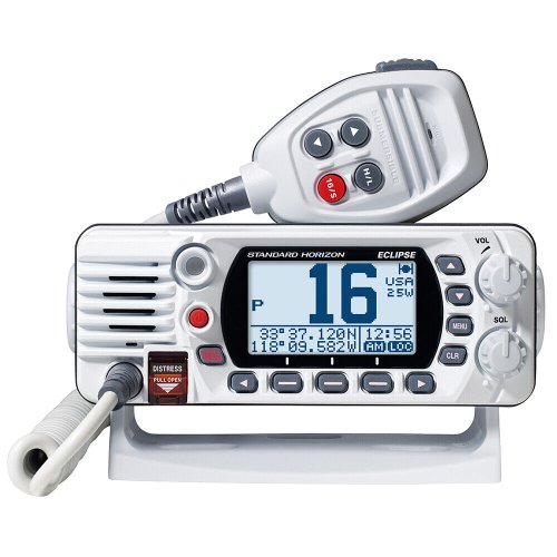 Horizon White VHF Radio