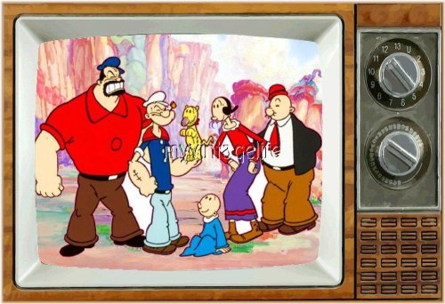 Retro Cartoon Character Fridge Magnet