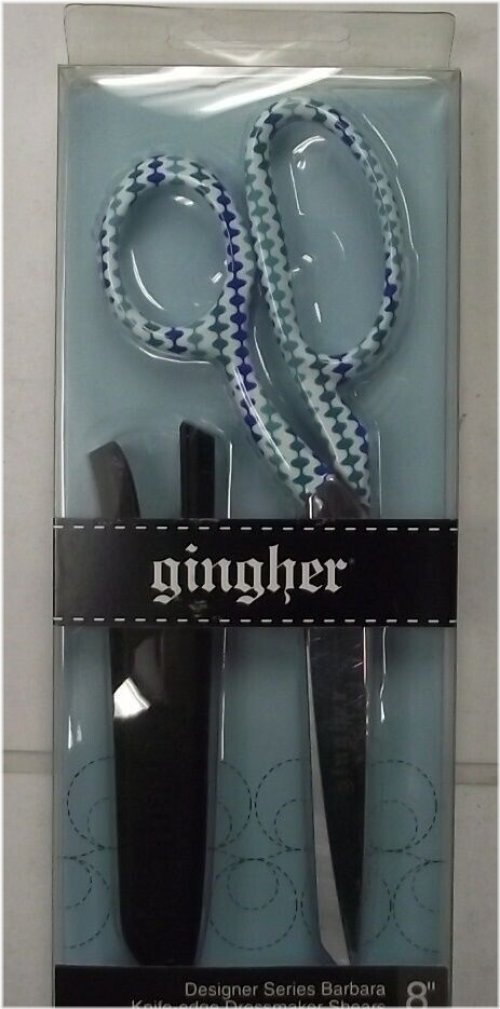 Barbara Designer Dressmaking Scissors - 8" Knife Edge Limited Edition by Gingher