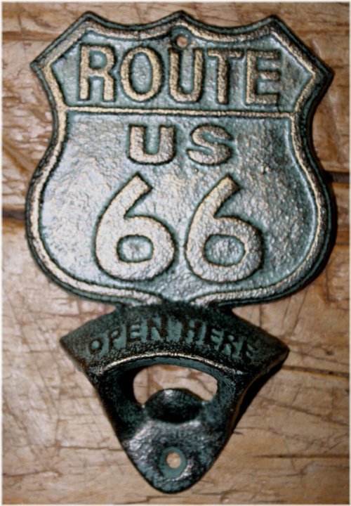 Route 66 Bottle Opener