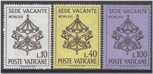 Papal Transition 1963 Stamp Set